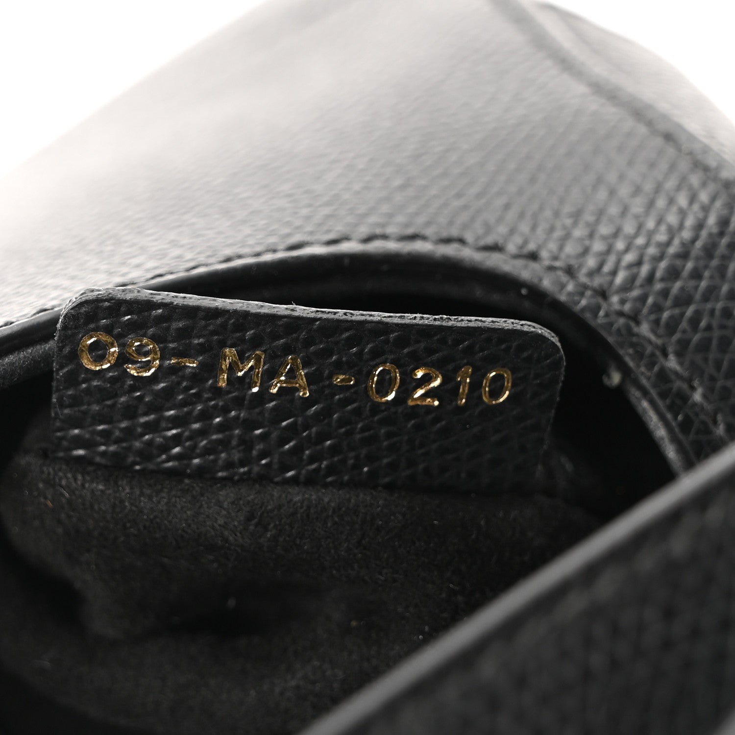 Christian Dior Grained Calfskin Mini Saddle Bag Black 7 of 10