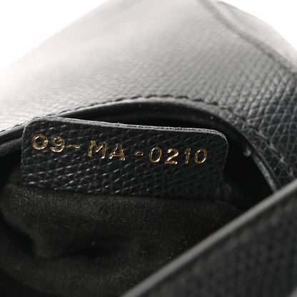 Christian Dior Grained Calfskin Mini Saddle Bag Black 7 of 10