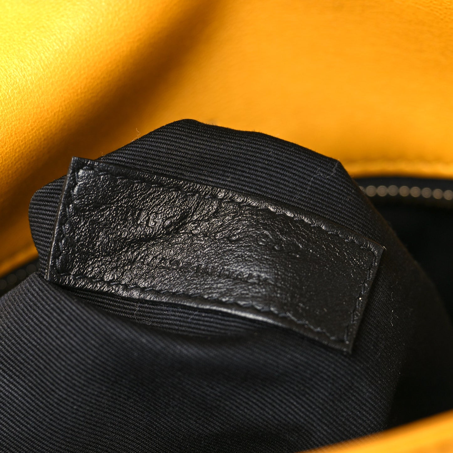 Lambskin Matelasse Monogram Medium Niki Chain Satchel Yellow