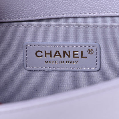 Chanel Caviar Quilted Small Boy Flap Light Purple 6 of 12