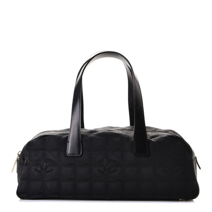 Chanel Nylon Travel Bowler Black 1 of 9