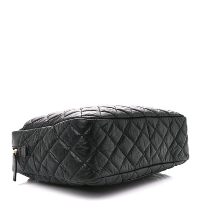 Chanel Aged Calfskin Quilted Large Reissue Camera Case Black 4 of 10