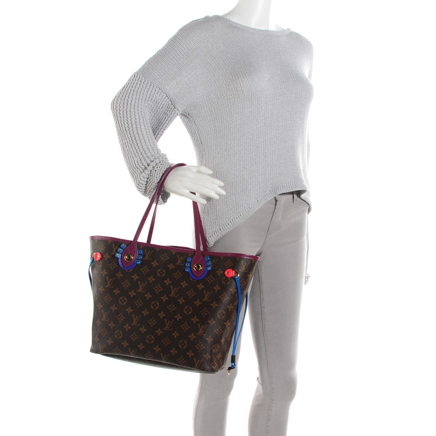 Monogram Totem Neverfull MM Magenta