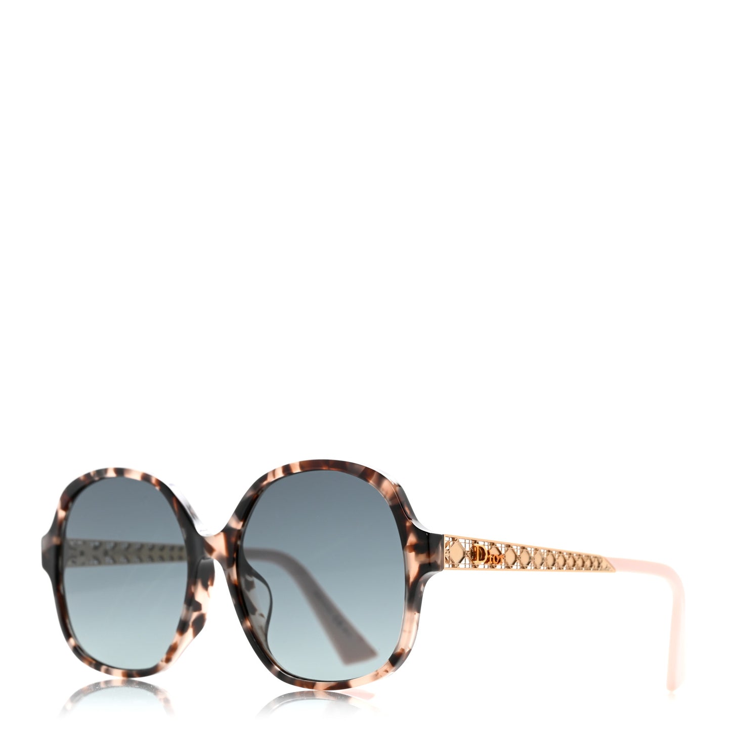 Acetate Diorama 8F Sunglasses Tortoise Pink Gold