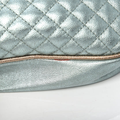 Gucci Laminated Nappa Trapuntata Mini Zumi Dome Shoulder Bag Rosa Lago Rame 11 of 11