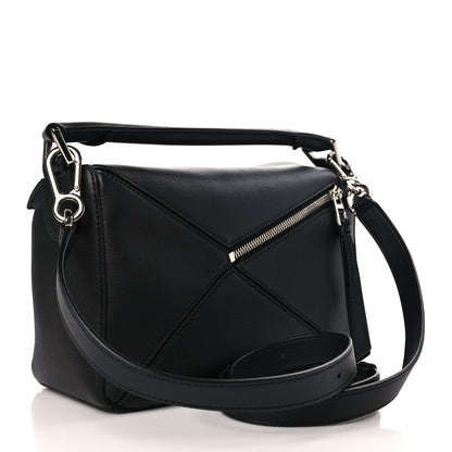 Loewe Calfskin Small Puzzle Bag Black 3 of 8