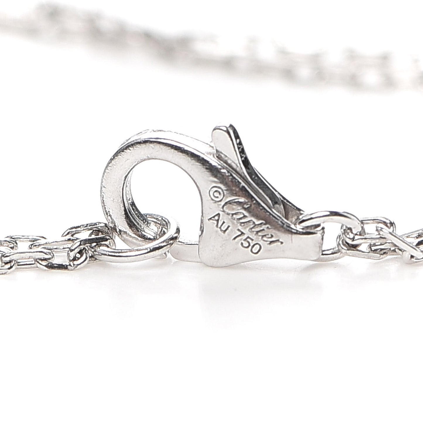 18K White Gold Diamond LOVE Bracelet
