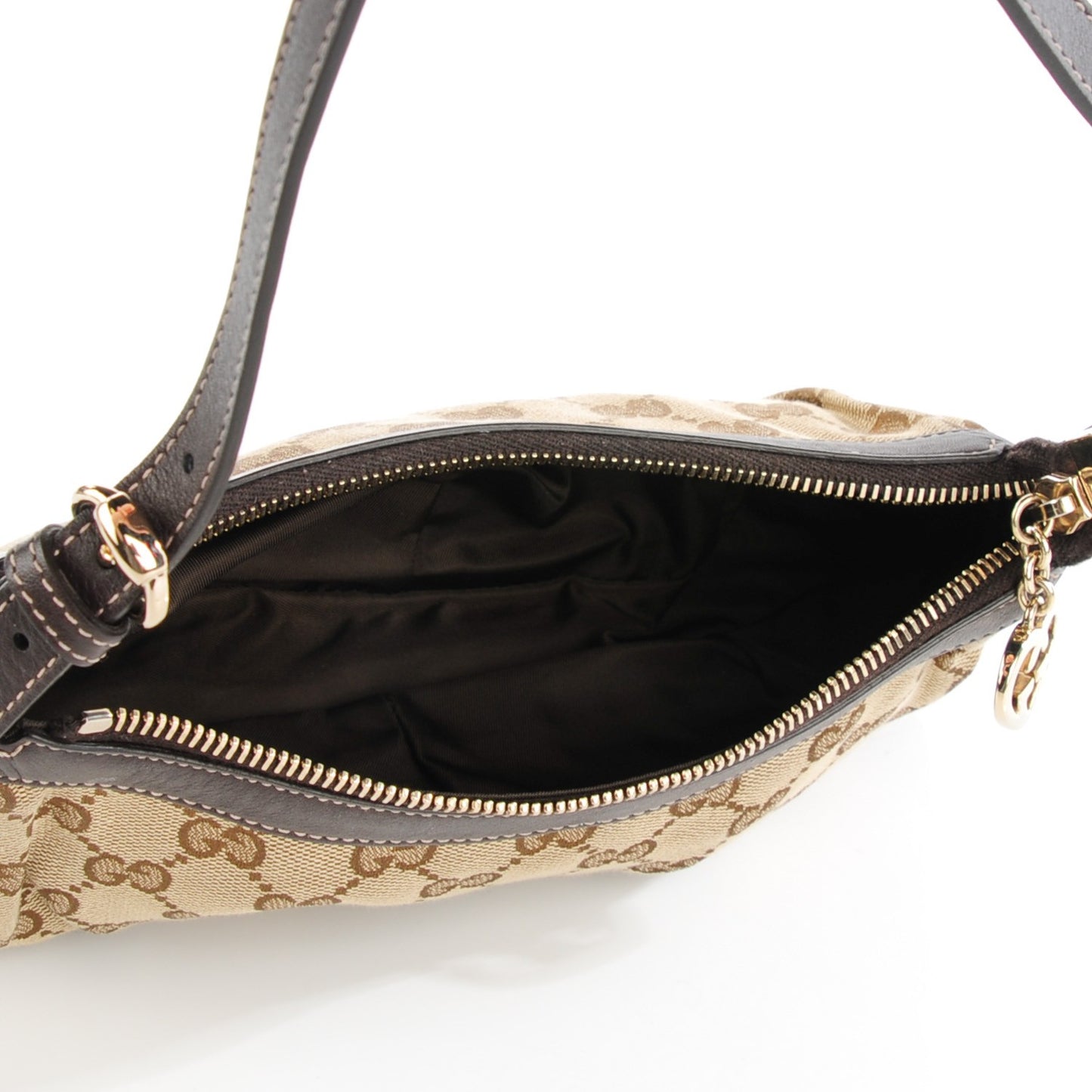 Monogram Lovely Heart Cosmetic Case Dark Brown