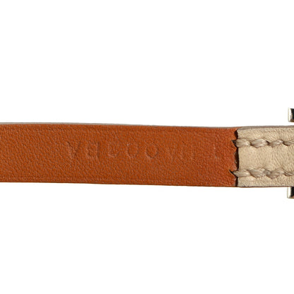 Hermes Swift Hapi 3MM Triple Tour Wrap Bracelet Small Craie 5 of 9