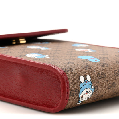 Gucci X DORAEMON Mini Vintage GG Supreme Monogram Mini Crossbody Bag Beige Cherry Red 10 of 12