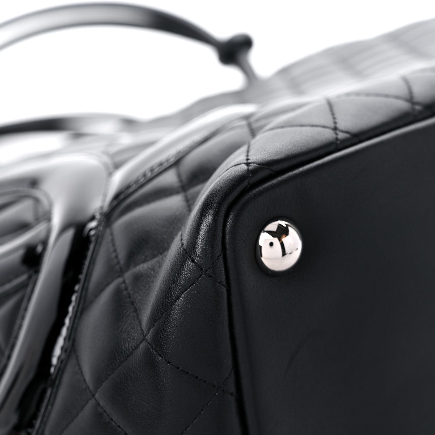 Chanel Calfskin Quilted Large Cambon Tote Black 8 of 12