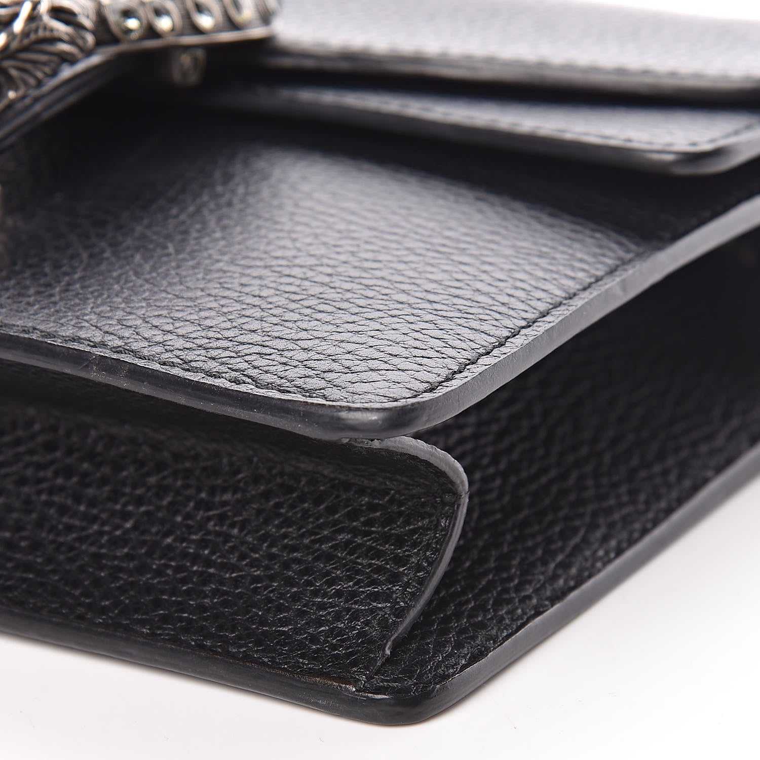 Gucci Calfskin Mini Dionysus Shoulder Bag Black 7 of 13