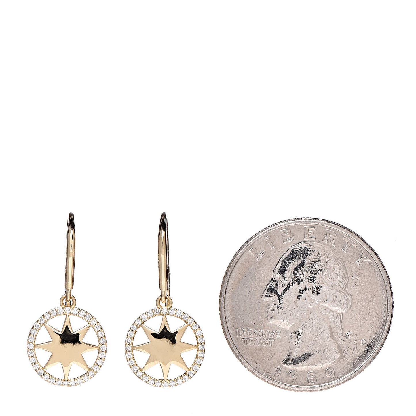 18K Yellow Gold Diamond Paloma Picasso Venezia Stella Drop Earrings