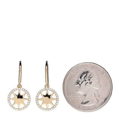 Tiffany 18K Yellow Gold Diamond Paloma Picasso Venezia Stella Drop Earrings 2 of 4