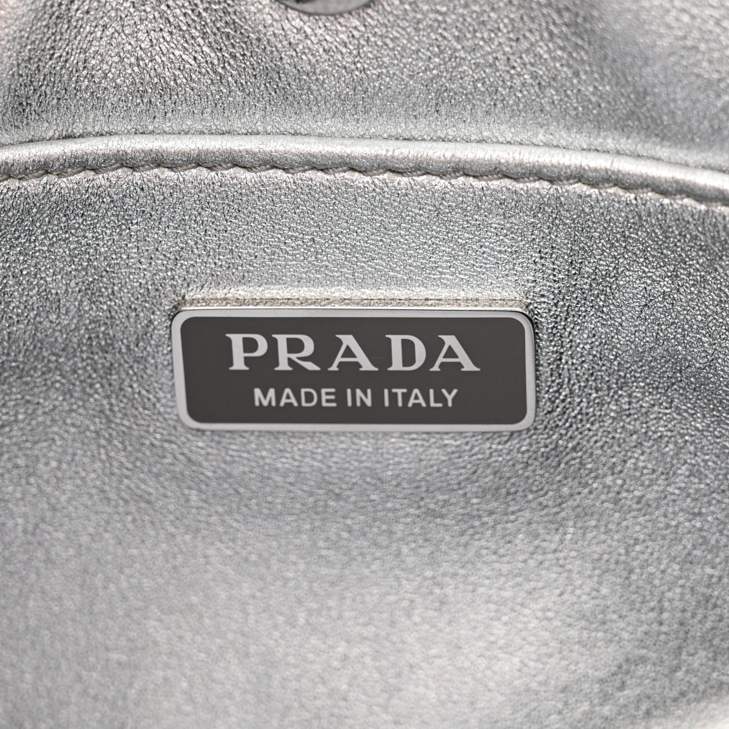 Spazzolato Cleo Shoulder Bag Argento