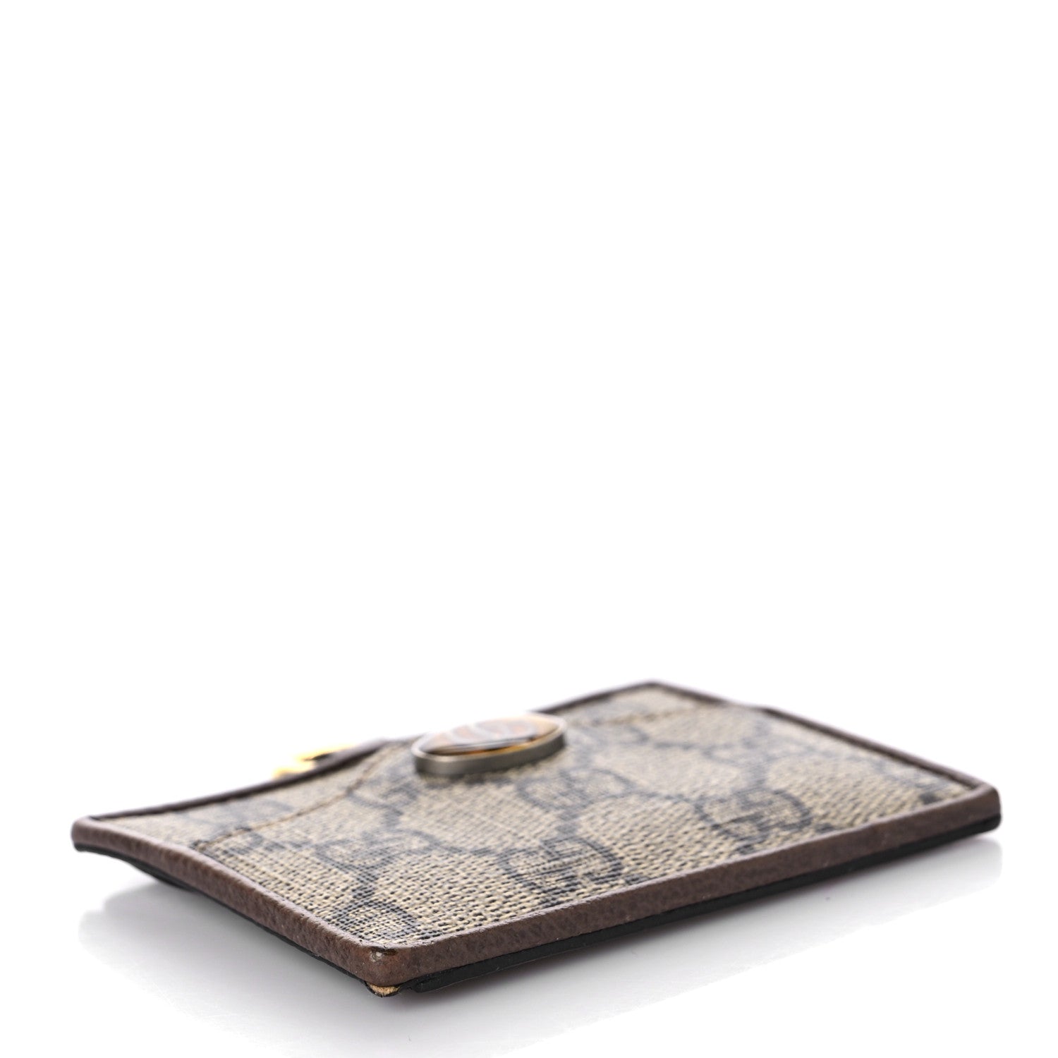 Gucci GG Supreme Monogram Ophidia ID Holder Beige Ebony New Acero 5 of 9