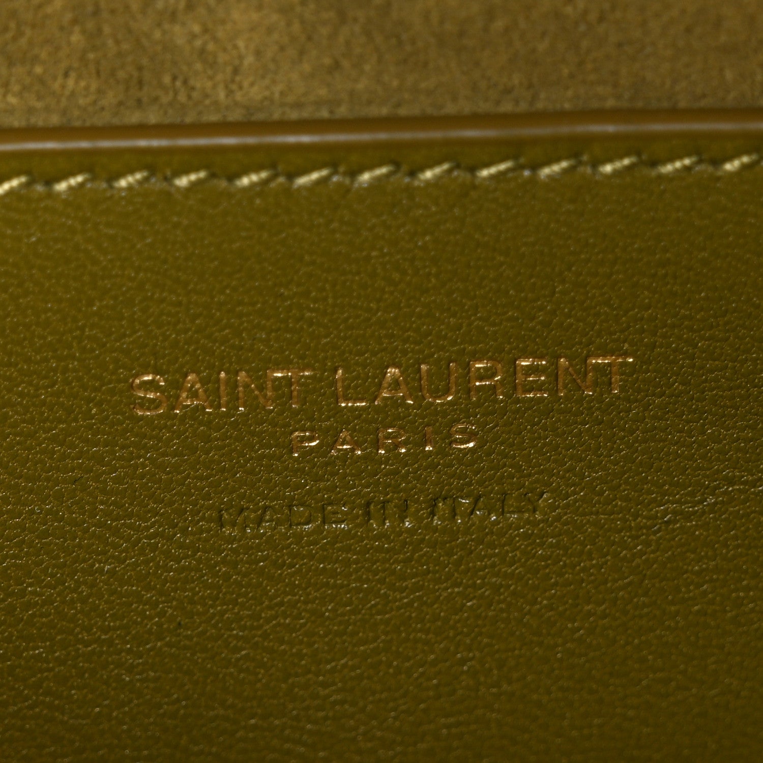 Saint Laurent Smooth Calfskin Le 5 A 7 Hobo Mini Olive Drab 6 of 10