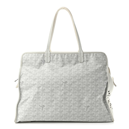 Goyard Goyardine Sac Hardy Pet Carrier PM White 1 of 12