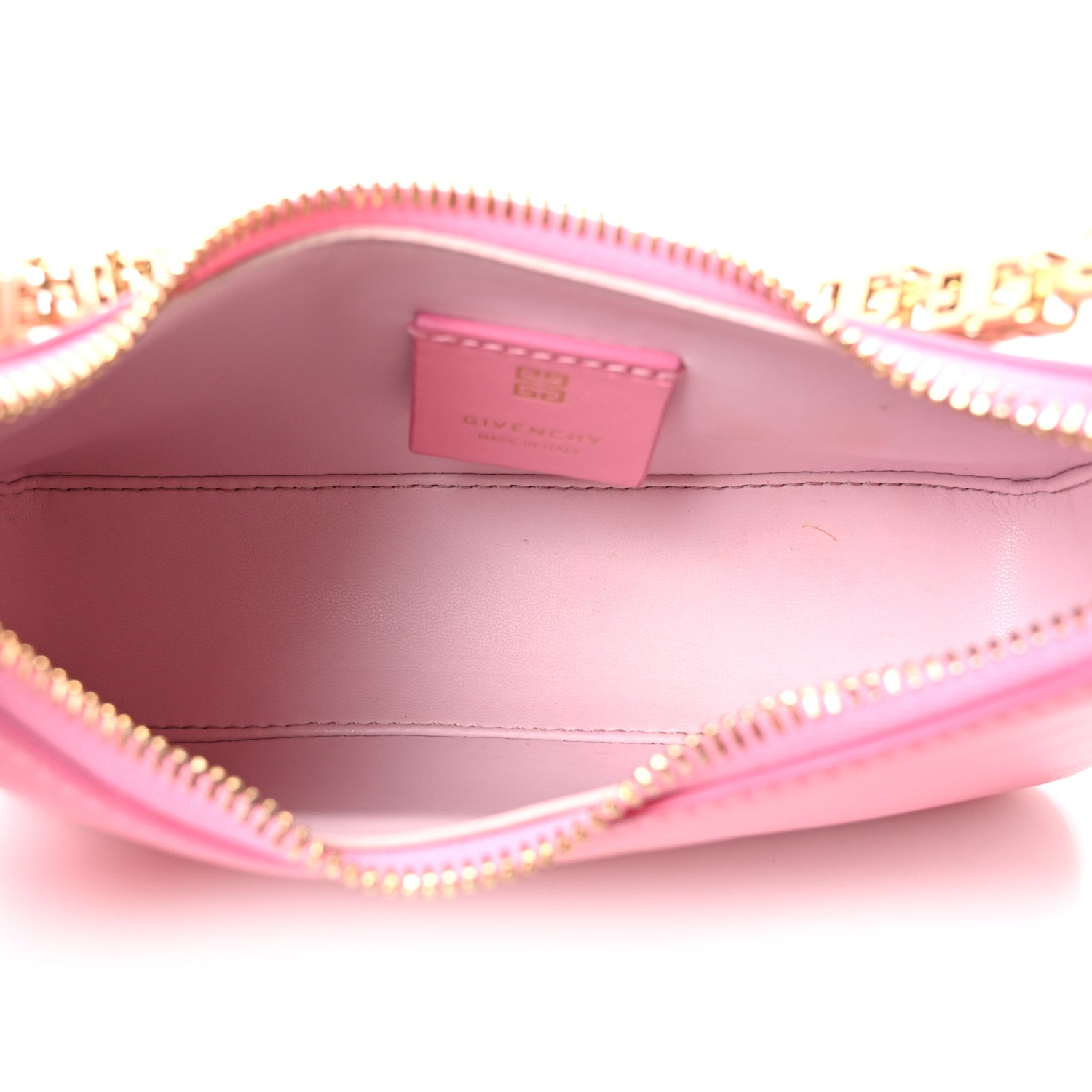 Givenchy Smooth Calfskin Mini Moon Cut Out Shoulder Bag Bright Pink 5 of 10
