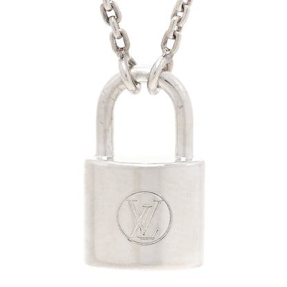 Louis Vuitton Sterling Silver Lockit Necklace 3 of 5