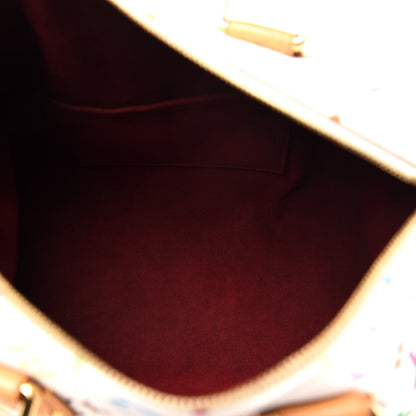 Louis Vuitton Monogram Multicolor Speedy 30 White 5 of 9