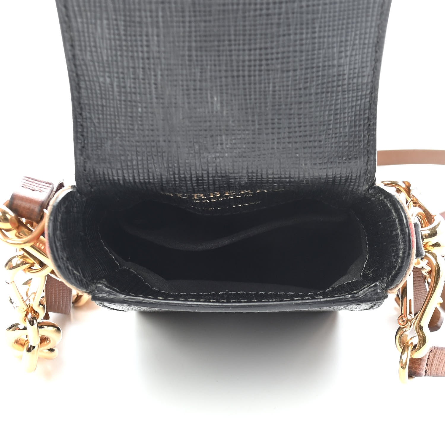 Burberry Prorsum Grainy Calfskin Oblong Belt Bag Black 5 of 10
