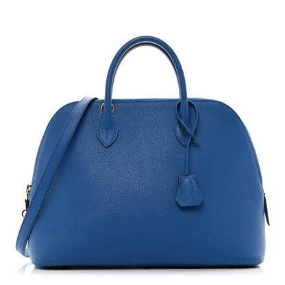 Hermes Taurillon Novillo 1923 Bolide 30 Bleu Zellige 1 of 10