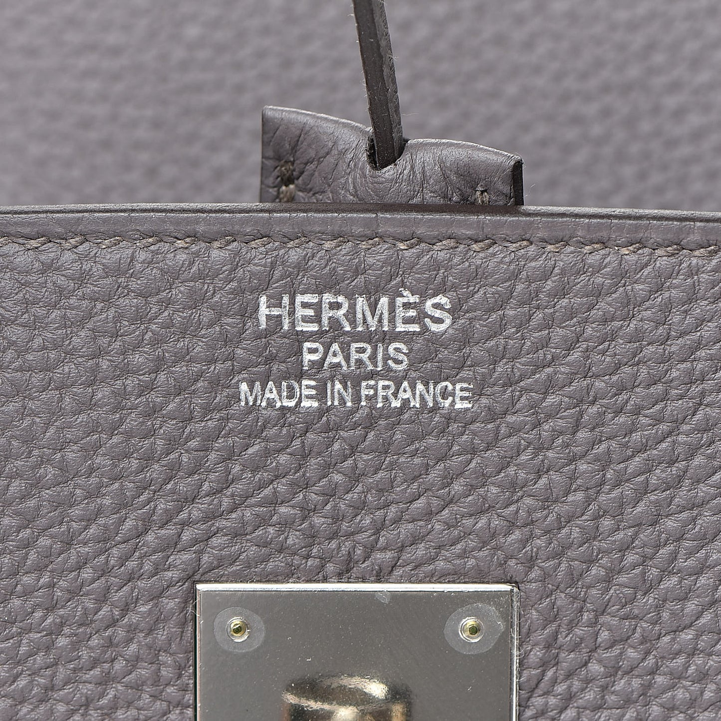 Togo Birkin 35 Etain