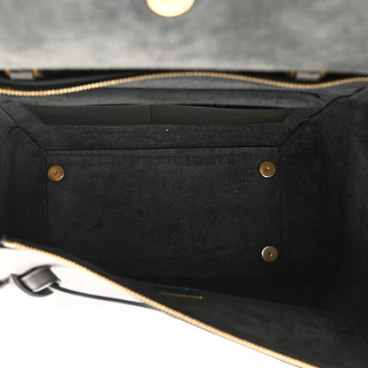 Celine Grained Calfskin Mini Belt Bag Grey 5 of 12