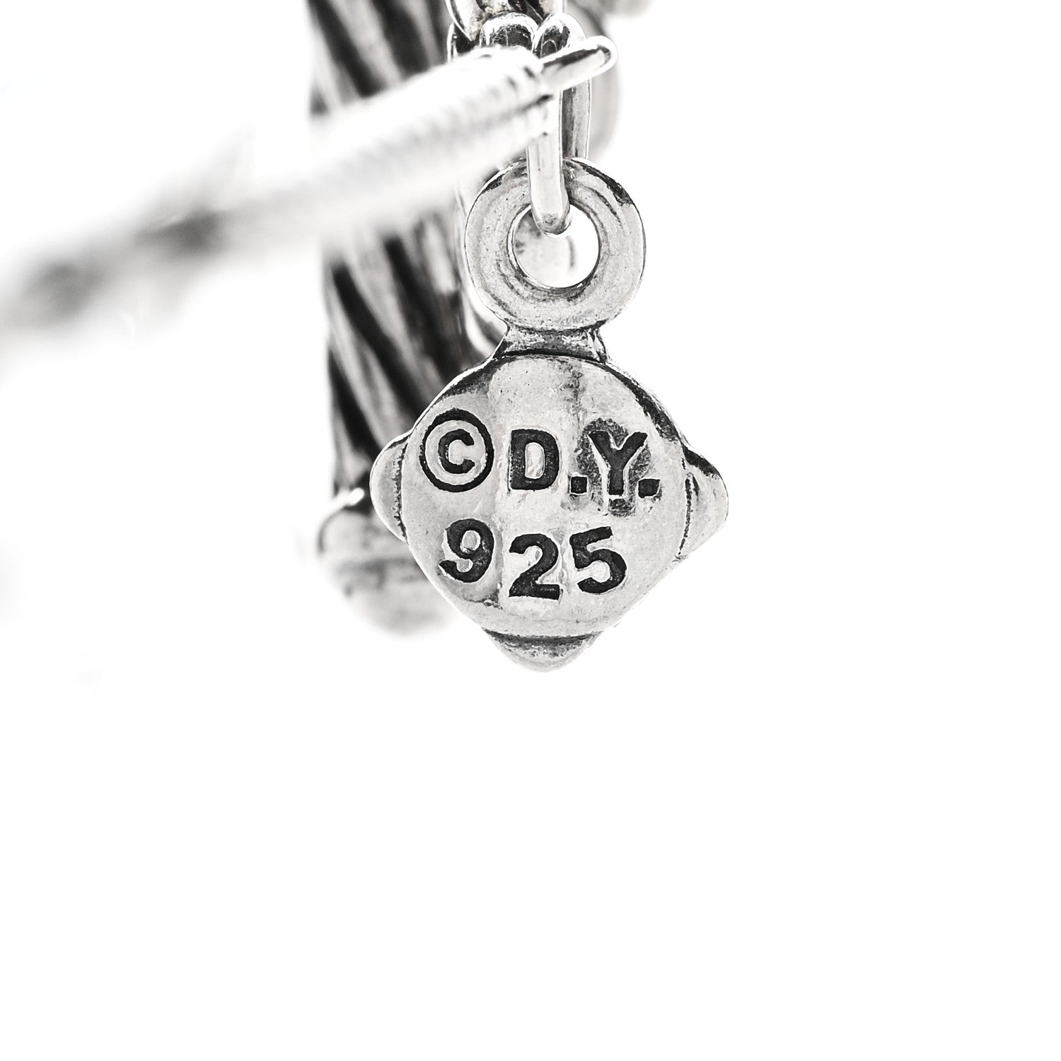 David Yurman Sterling Silver Lapis Lazuli Kyanite Pearl Hematine Labradorite Blue Topaz Moonstone Smoky Quartz Quatrafoil Necklace 5 of 5