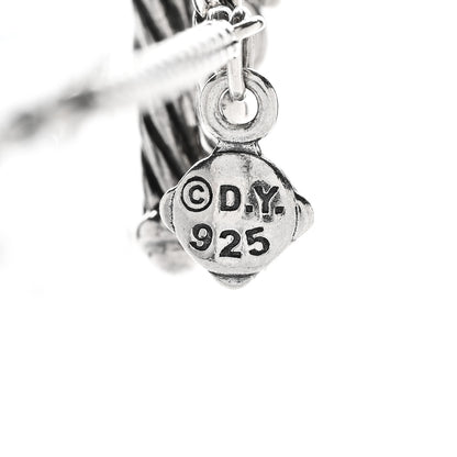 David Yurman Sterling Silver Lapis Lazuli Kyanite Pearl Hematine Labradorite Blue Topaz Moonstone Smoky Quartz Quatrafoil Necklace 5 of 5