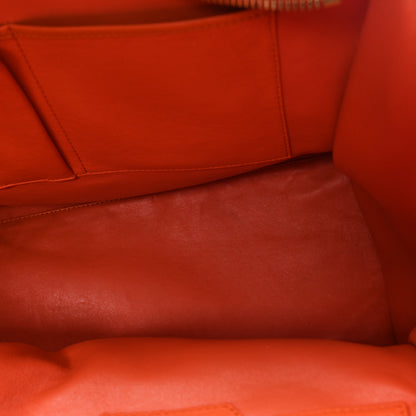 Celine Smooth Calfskin Mini Luggage Orange 9 of 10