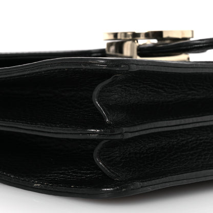 Gucci Dollar Calfskin Small Interlocking G Shoulder Bag Black 10 of 14