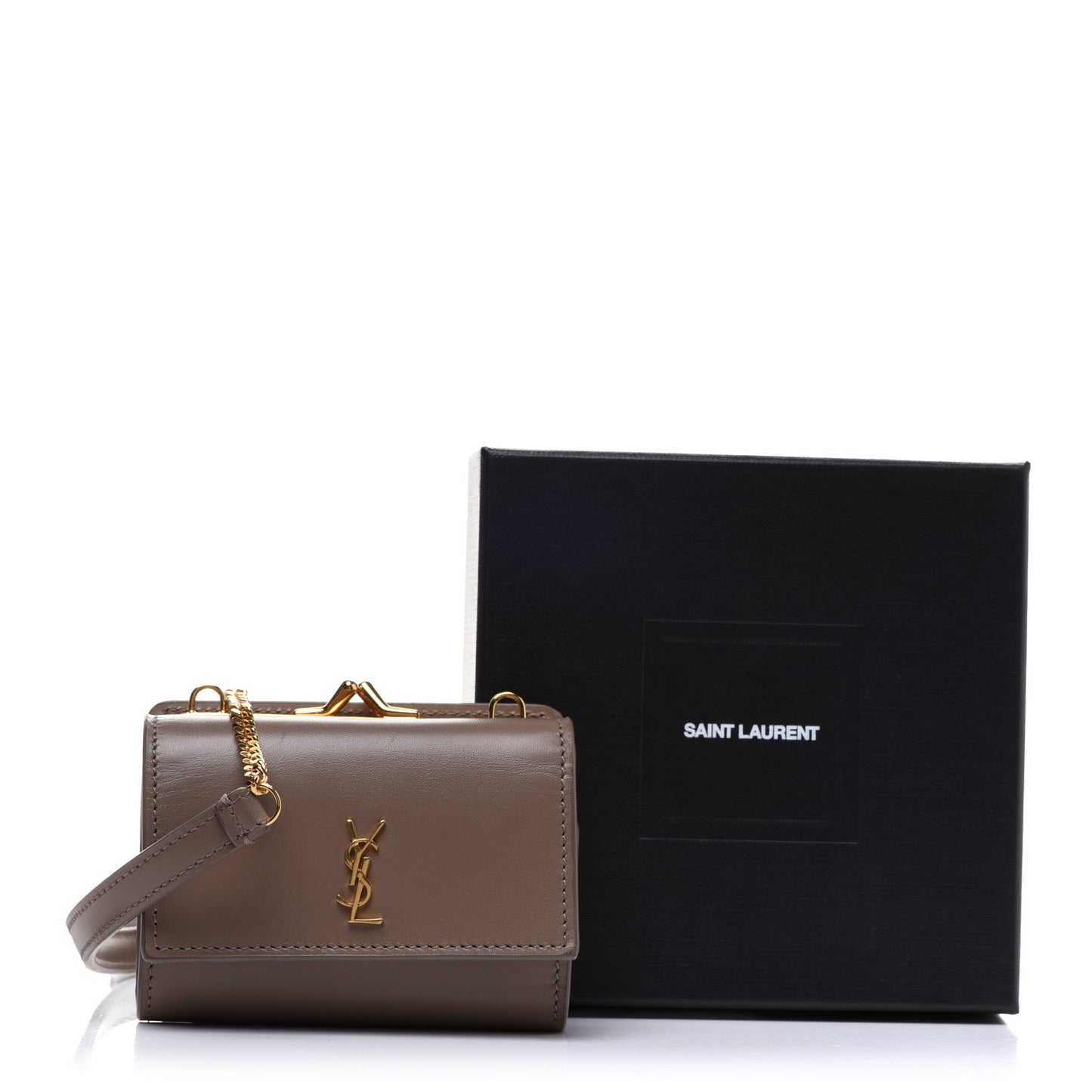 Smooth Calfskin Monogram Rider Belt Bag Taupe