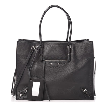 Balenciaga Veau Papier B4 Zip Around Tote Black 1 of 9