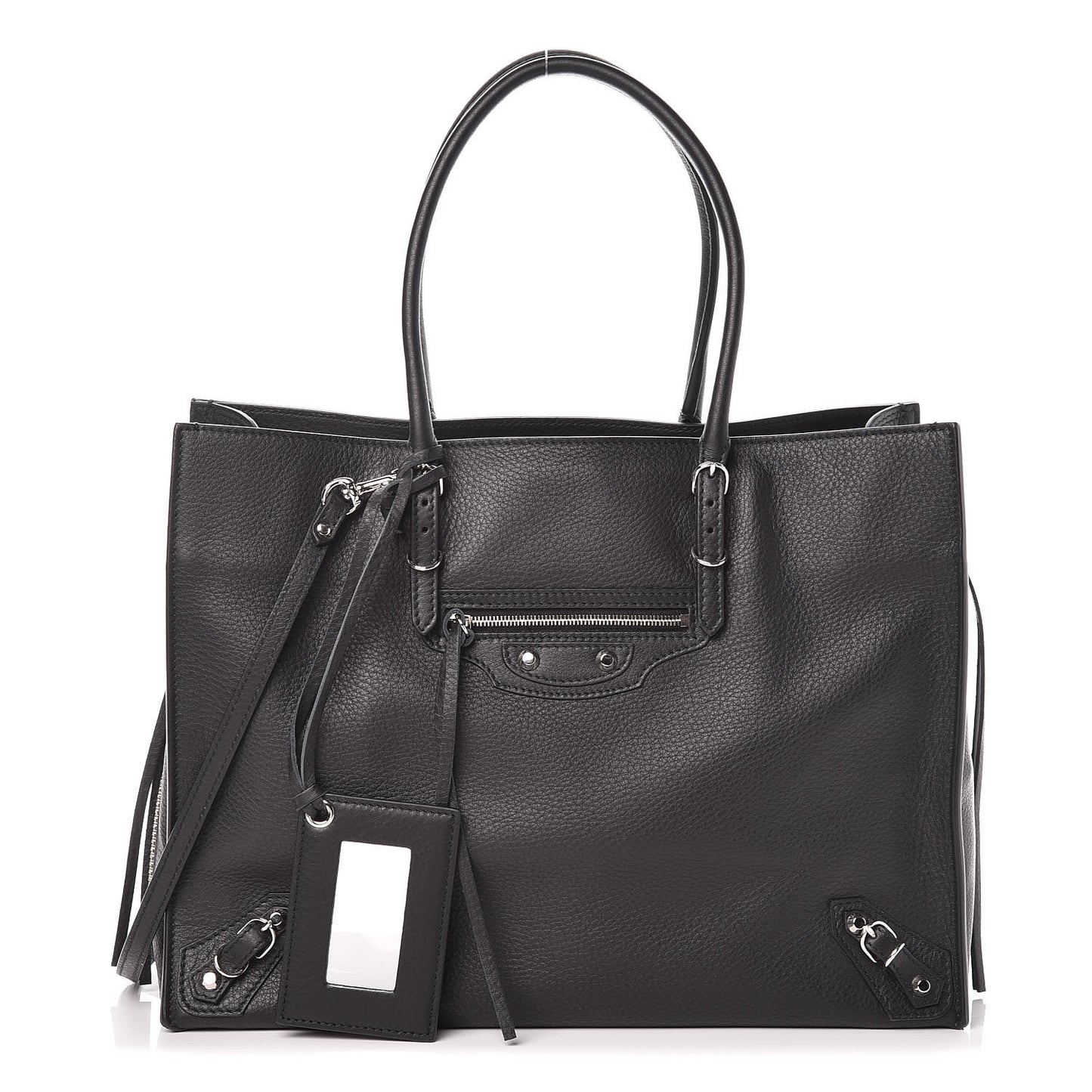 Veau Papier B4 Zip Around Tote Black