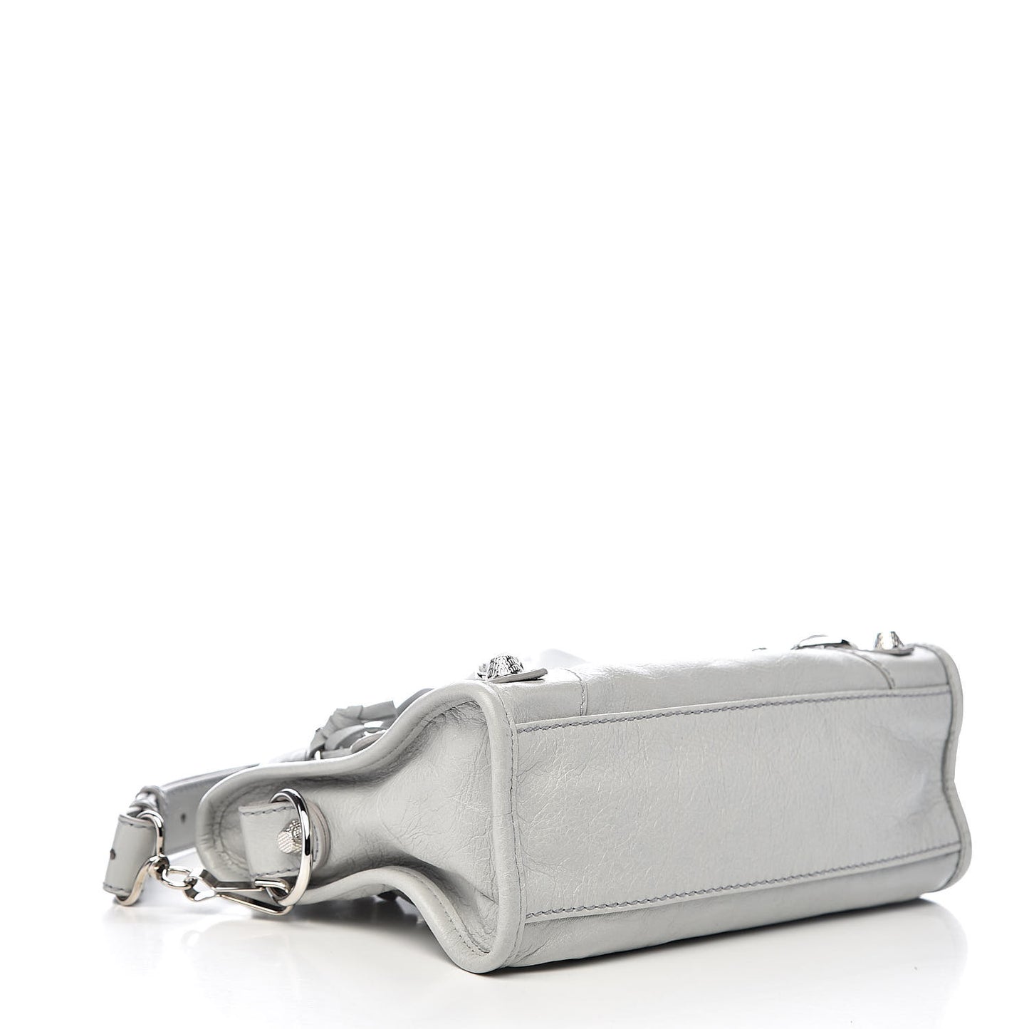 Agneau Giant 12 Silver Hardware Mini City Gris Glace