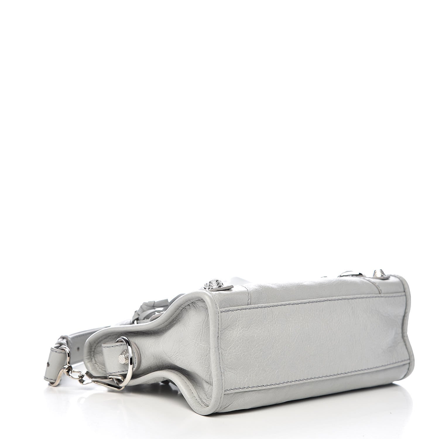 Balenciaga Agneau Giant 12 Silver Hardware Mini City Gris Glace 4 of 10
