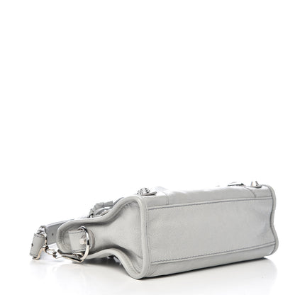 Balenciaga Agneau Giant 12 Silver Hardware Mini City Gris Glace 4 of 10