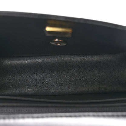 Chanel Lambskin Quilted Mini Rectangular Flap Black Black 5 of 11