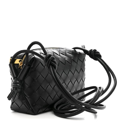 Bottega Veneta Nappa Intrecciato Mini Loop Camera Bag Black 3 of 9