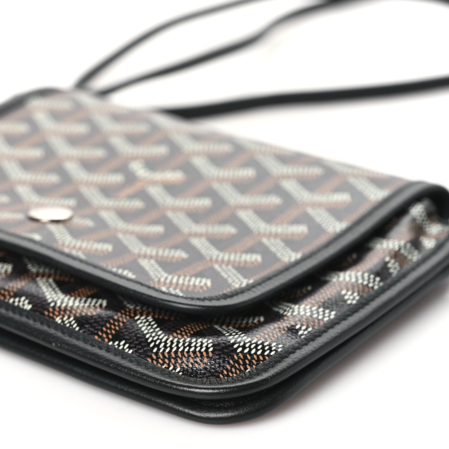 Goyardine Plumet Wallet Clutch Black