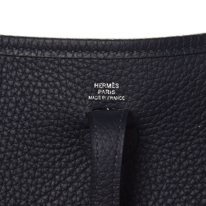 Hermes Taurillon Clemence Evelyne TPM Bleu Obscur 6 of 9