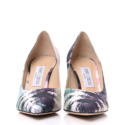 Jimmy Choo Fabric Tie Dye Love Pumps 37.5 Multicolor 2 of 12