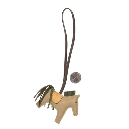 Hermes Milo Lambskin Grigri Rodeo Horse Bag Charm PM Trench Canopee 2 of 4