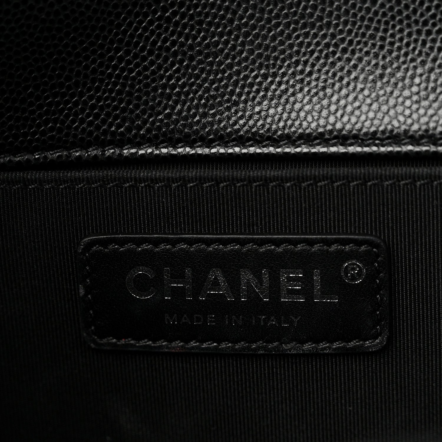 Chanel Caviar Quilted Medium Boy Flap Black 6 of 10