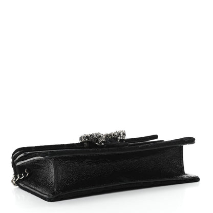 Gucci Velvet GG Monogram Super Mini Dionysus Shoulder Bag Black 4 of 10