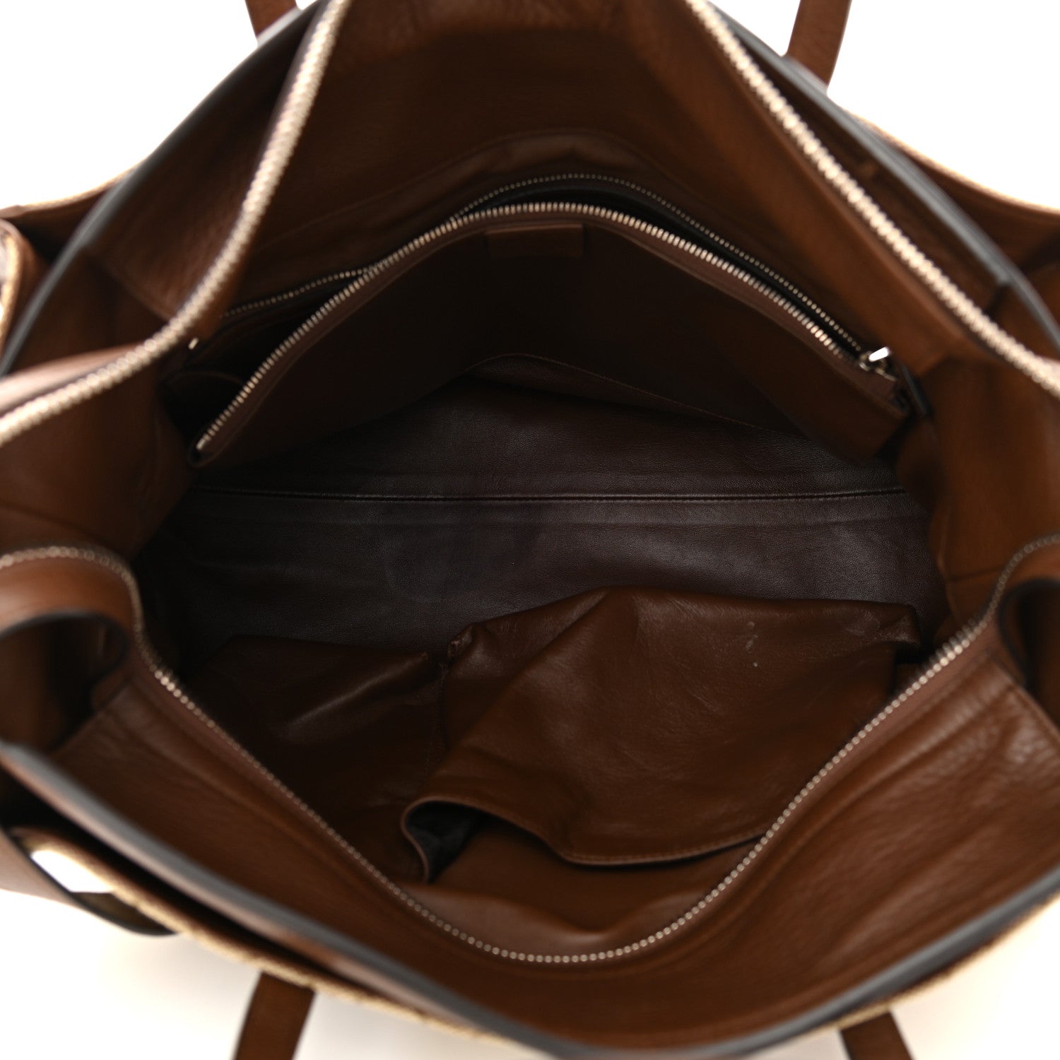 Gucci Monogram Ramble Layered Tote Brown 4 of 15