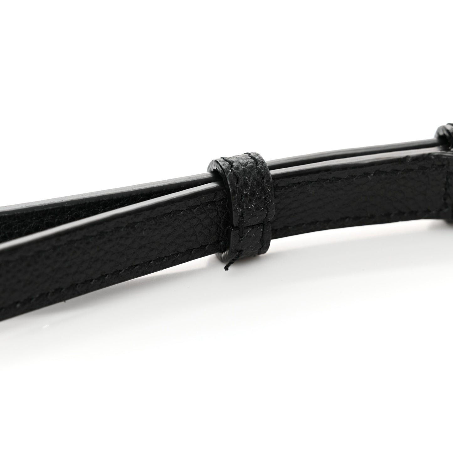 Grained Calfskin Nano Sac De Jour Black