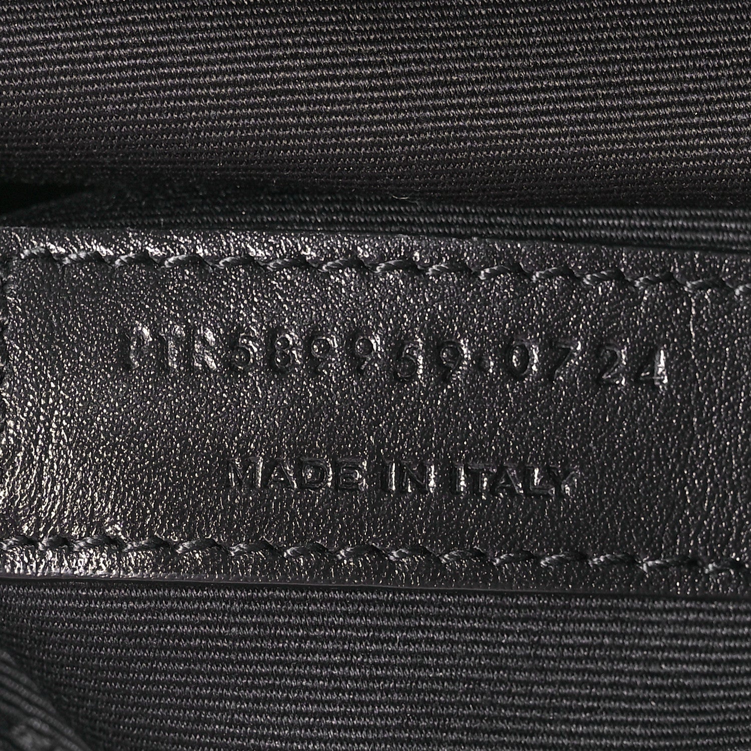 Saint Laurent Grain De Poudre Monogram Belt Bag Black 7 of 10